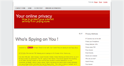 Desktop Screenshot of 4yourprivacy.com